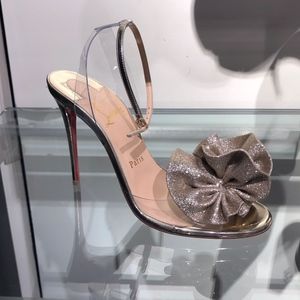Christian Louboutin Shoes - CHRISTIAN LOUBOUTIN Fossiliza Clear Ankle Sandal Christian Louboutin Shoes - CHRISTIAN LOUBOUTIN Fossiliza Clear Ankle Sandal